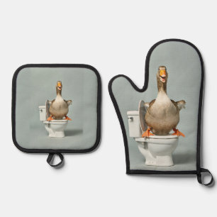 Funny Goose Ofenhandschuh & Topflappen-Set