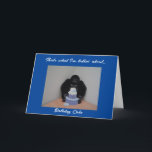 Funny Gorilla Birthday Cake Card Karte<br><div class="desc">Geburtstagskarte mit einem alten,  lustigen schwarzen Gorilla und seinem großformatigen Geburtstagskuchen. Er ist bereit zum Party.</div>