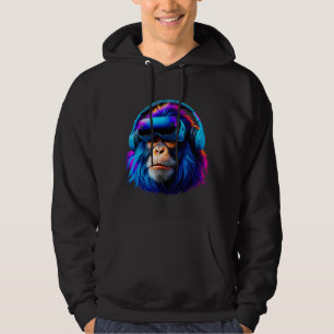 Funny Gorilla Club Locarno on Ice Hoodie