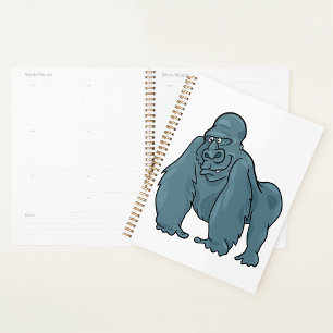 Funny Gorilla Cool Bleu Ape Animal Design