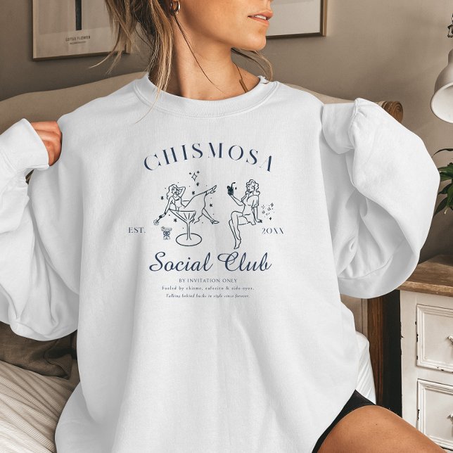 Funny Gossip | Chismosa Social Club Sweatshirt (Von Creator hochgeladen)