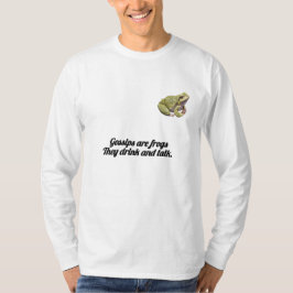 ✨ Funny Gossip Frog Quote T-Shirt | " Drink&talk