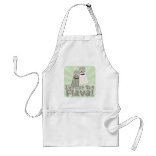 Funny Got Flava Sprichwort Salz und Pfeffer Cartoo Schürze