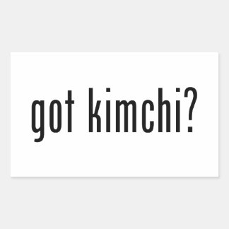 Funny "got kimchi?" Aufkleber