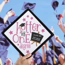 Funny Grad Hotter von einem Grad rosa weiß
