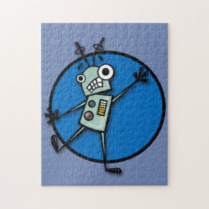 FUNNY GRAFIK-ROBOTER DARSTELLUNG DER VERTIKALEN PU