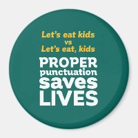 Funny Grammar Let's Eat Punctuation Rette Leben