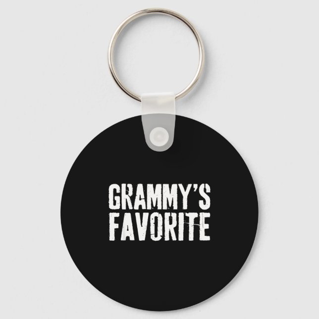 Funny Grammy’s Favorite Funny Grandparent Granhild Schlüsselanhänger (Vorderseite)