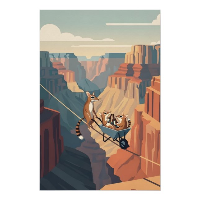 Funny Grand Canyon Poster (Vorderseite)