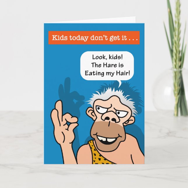 Funny Grand-père Carte d'anniversaire (Devant)