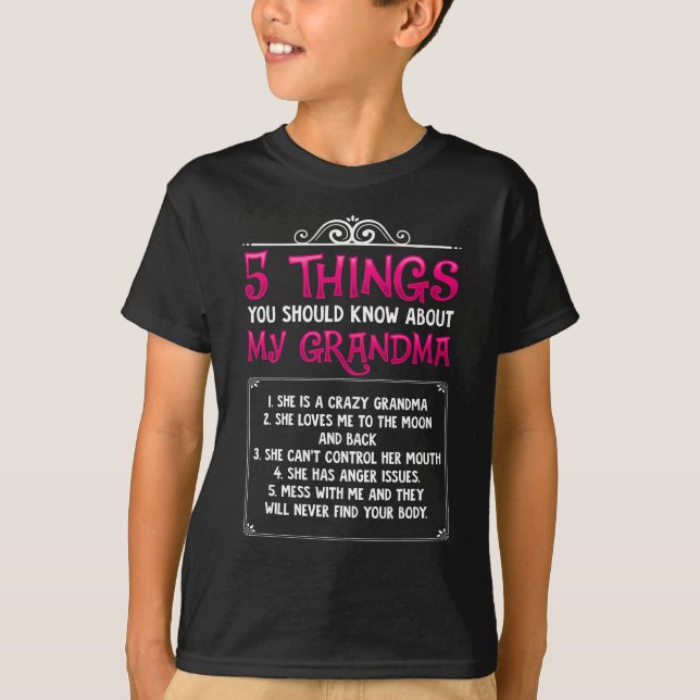 Funny Grandkids Grandchildren T-Shirt (Vorderseite)