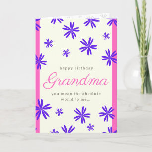 Funny Grandma carte d'anniversaire - Héritage 