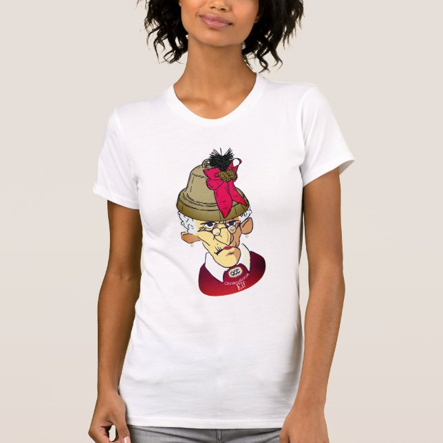 Funny Grandma Elf Holiday White Christmas T-Shirt (Vorderseite)