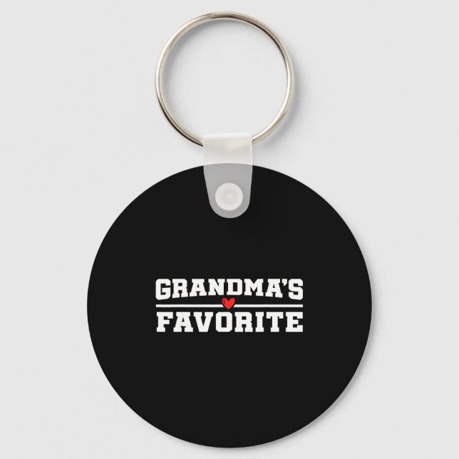 Funny Grandparent Favorite Granhild  Schlüsselanhänger (Vorderseite)