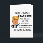 Funny Grandson Birthday Bestes Geschenk Karte<br><div class="desc">Geschenke für Männer,  Frauen,  Jungen,  Kinder,  Paare und Gruppen. Ideal für Geburtstage,  Geburtstage,  Anniversaries,  Schule,  Abschluss,  Feiertage,  Weihnachten.</div>