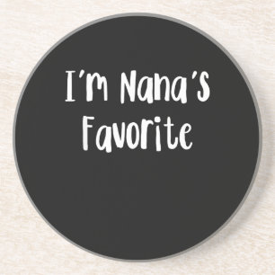Funny Grandson Ich bin Nanas Liebling Getränkeuntersetzer