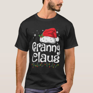 Funny Granny Claus T-shirt Pyjamas Père Noël