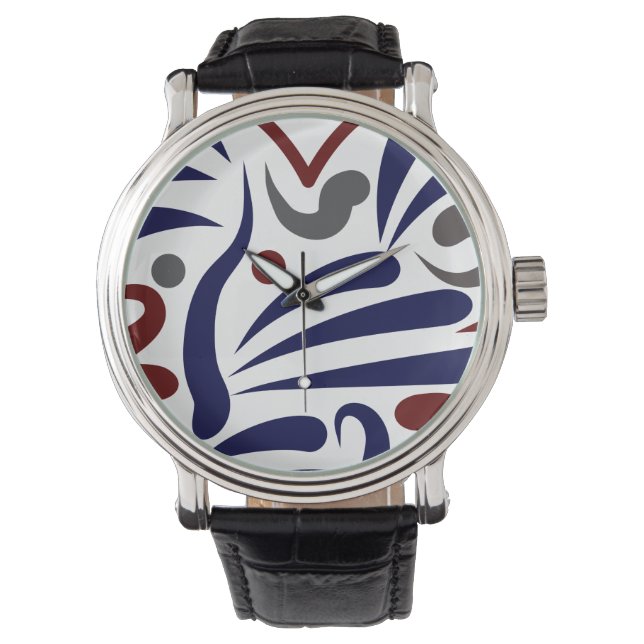 Funny Graphic Pattern Armbanduhr (Vorderseite)