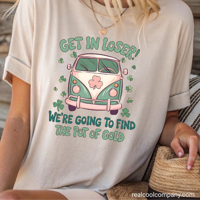 Funny Graphic T - Shirt - Findet den Pot of Gold (Von Creator hochgeladen)