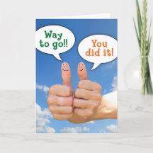 Funny gratulation card