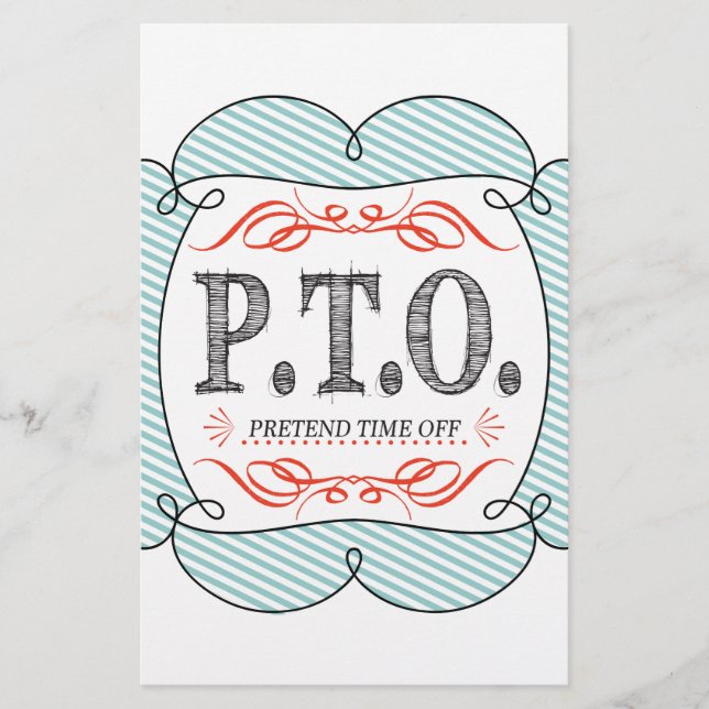 Funny gratuliert dazu, so zu tun, als wäre die Zei Briefpapier (Vorderseite)