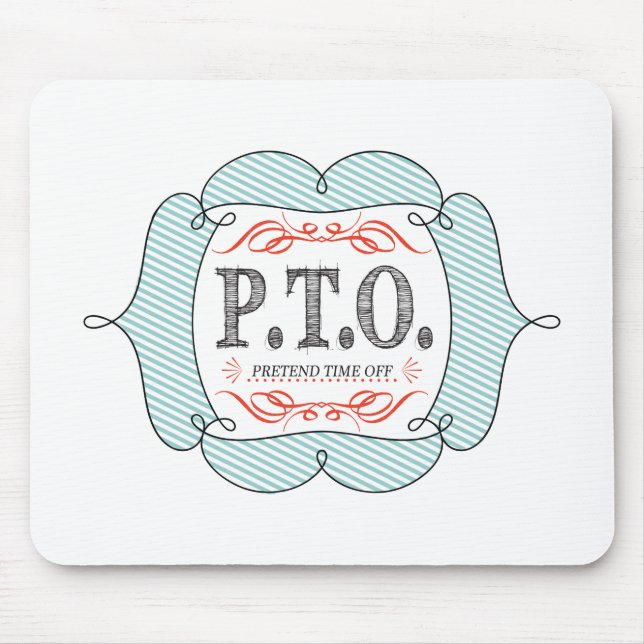 Funny gratuliert dazu, so zu tun, als wäre die Zei Mousepad (Vorne)