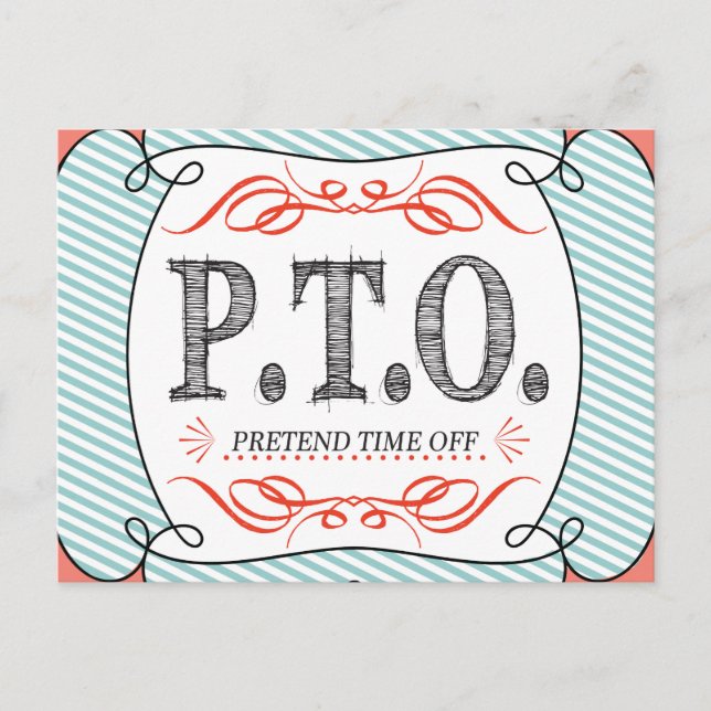 Funny gratuliert dazu, so zu tun, als wäre die Zei Postkarte (Vorderseite)