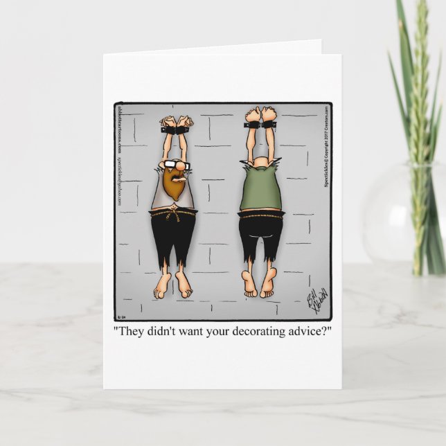 Funny gratuliert New Zuhause Card Karte (Vorderseite)