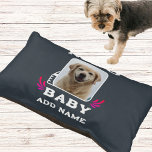 Funny Gray Nepo Babytypografie Foto und Name Haustierbett<br><div class="desc">Ist dein Haustier ein Nepobaby? Ich denke,  alle Haustiere sind das. Einfache Typografie mit dem Bild und dem Namen Ihres Haustiers. Dieses lustige Bett ist ideal für Ihr Haustier oder kann auch als Geschenk für ein anderes Haustier Ihres Liebsten verwendet werden.</div>