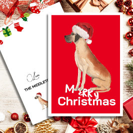 Funny Great Dane Hund Weihnachtsfeiertag Weihnacht