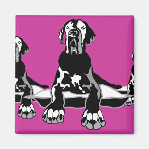 Funny Great Dane Ilios Magnet