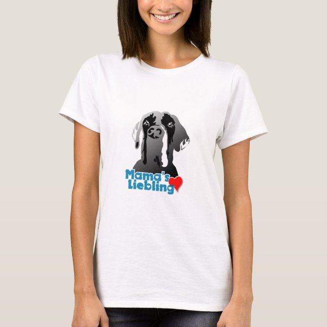 Funny Great Dane Ilios T-Shirt (Vorderseite)