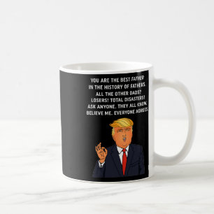 Funny Great Vater Donald Trump Fathers Day T-Shirt Kaffeetasse