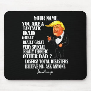Funny Great Vater Donald Trump Fathers Day T-Shirt Mousepad
