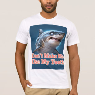 Funny Great White Shark Design T-Shirt