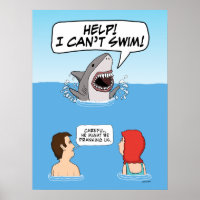 Funny Great White Shark Pranks Schwimmer