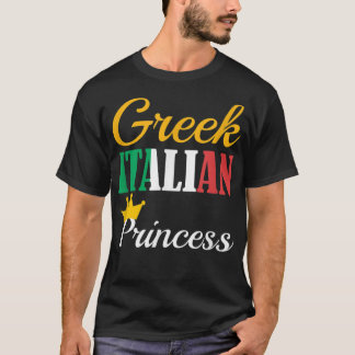 FUNNY GREEK ITALIENISCHE PRINCESS stolz Griechenla T-Shirt