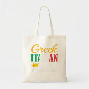 FUNNY GREEK ITALIENISCHE PRINCESS stolz Griechenla Tragetasche