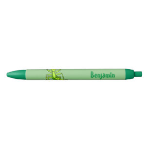 Funny green beten mantis Cartoon Illustration Kugelschreiber