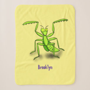 Funny green beten mantis Cartoon Illustration Sherpadecke