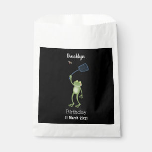 Funny green frog swatfly Cartoon Geschenktütchen