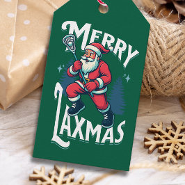 Funny Green Merry Laxmas Lacrosse Christmas Geschenkanhänger