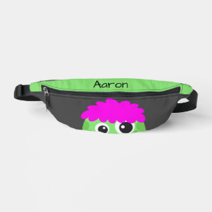 Funny Green Monster Personalisiert Kid's Bauchtasche