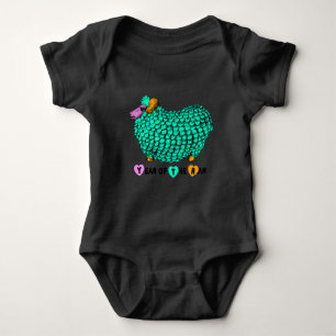 Funny Green Ram Chinese New Year Zodiac Baby B Baby Strampler