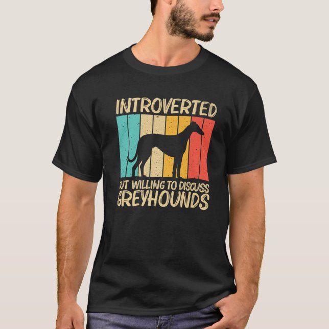 Funny Greyhound für Männer Frauen Italienische Gre T-Shirt (Vorderseite)