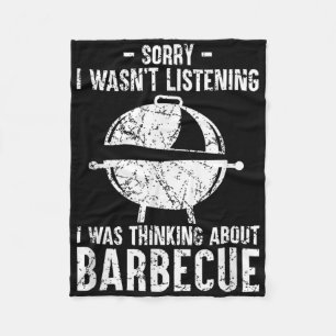 Funny Grillen Barbecue Grill Grill Joke Rauchen Me Fleecedecke
