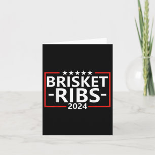 Funny Grillen Barbecue Shirt Brisket Ribs 2024 Karte