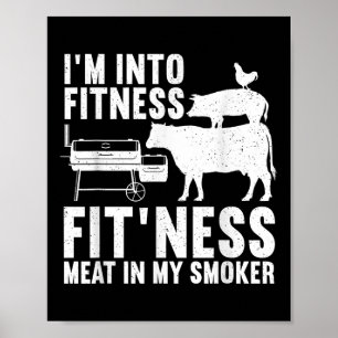 Funny Grillen besetzt Rauchen Kunst für Männer Fra Poster