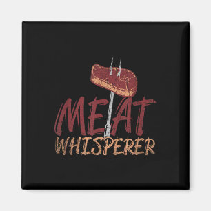 Funny Grillen Geräuchertes Fleisch Steak Geschenk Magnet