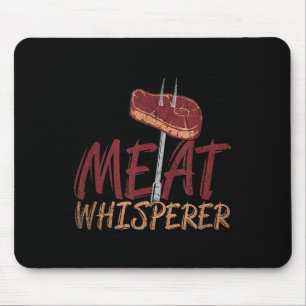 Funny Grillen Geräuchertes Fleisch Steak Geschenk Mousepad